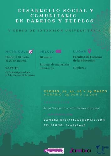 V cursos málaga